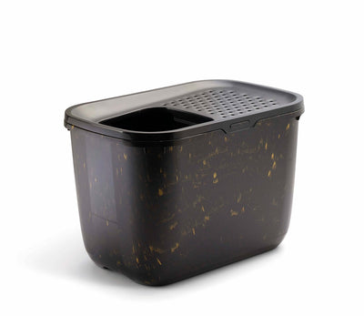 Savic Kattenbak Hop in Marmor Black Gold