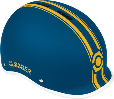 Globber-Helm – Helm Urban S M Petrolblau – Blau – LED-Beleuchtung – Abs-Helm – verstellbar – S-M 51–55 cm