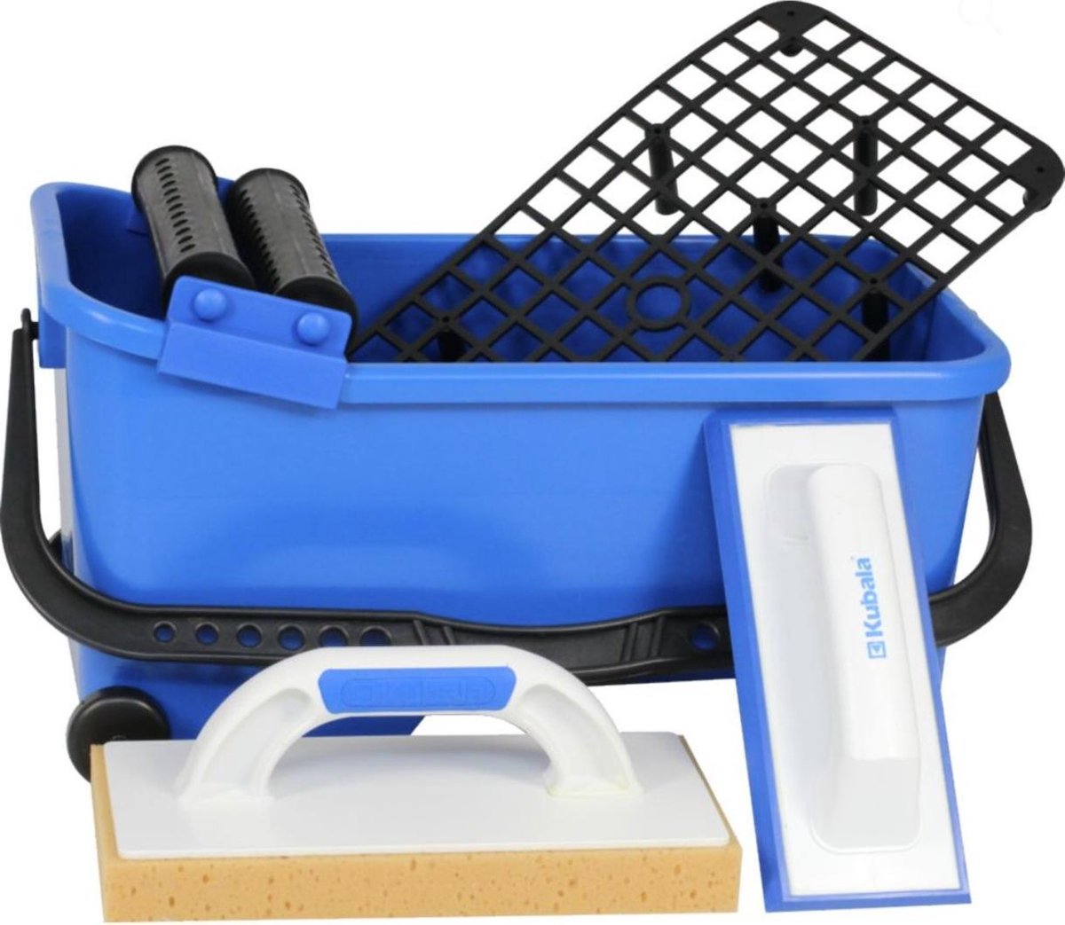 Kubala 9901 – Fliesenleger-Set – 20-Liter-Eimer – Fugenmasse-Werkzeuge – mit Schwamm