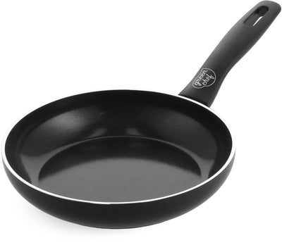Greenchef Prime Keramik-Induktionsbratpfanne 24 cm – PFAS-frei – Induktionsbratpfanne – spülmaschinenfest – ofenfest bis 160 °C – Keramik-Antihaftbeschichtung – recyceltes Aluminium – ohne Deckel – Schwarz