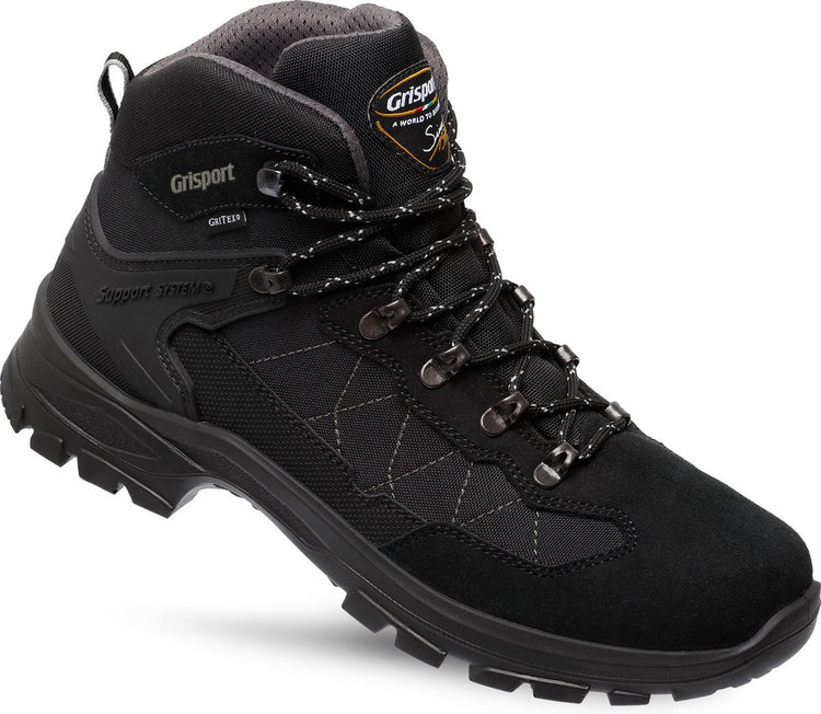Grisport Scout Mid Unisex-Wanderstiefel – Schwarz