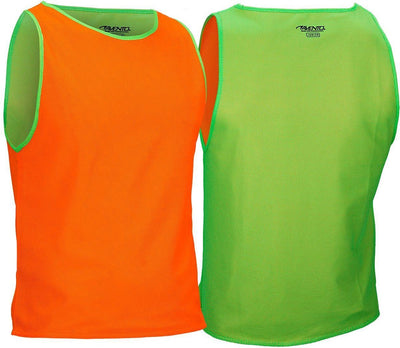 Avento doppelseitige Trainingsweste – Junior – Fluorogrün Fluororange