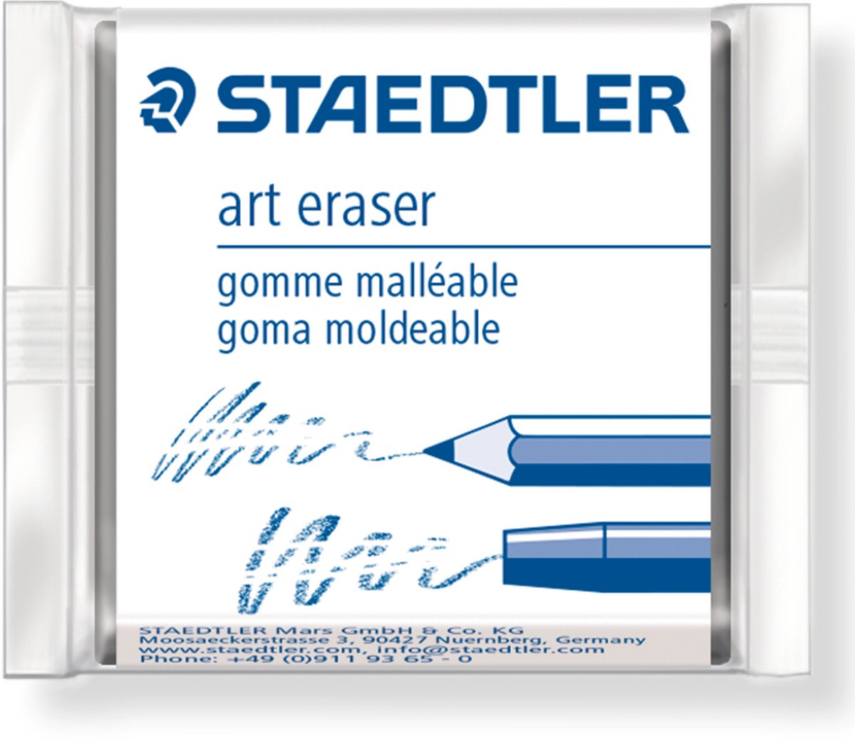 Staedtler Knetradiergummi grau | 18 Stück