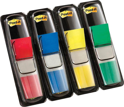 Index Post-it 683-4 12x43mm sortiert normal klein 100 Blatt