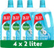 Dettol Allzweckreiniger – Leinenfrische 2l – 4 Stück – Vorteilspack