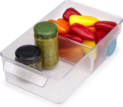 Joseph Joseph Fridgestore Ausziehbares Kühlschranktablett mit Rollen – groß