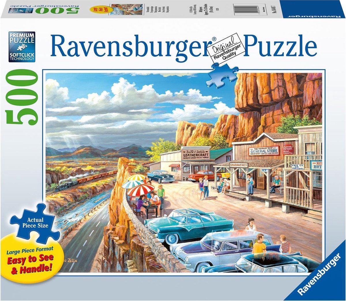 Ravensburger Puzzle Schöne Aussicht - Puzzle - 500 Teile