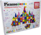 Selecta Picassotiles Blöcke und Spiegel - Magnetische Gebäudefliesen, 152dlg. - afbeelding 1