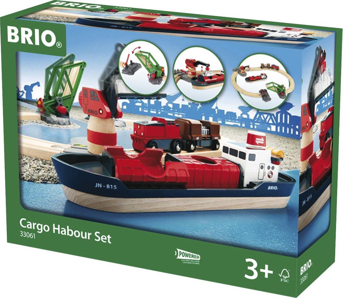 Brio-Güterzugset im Hafen - 33061