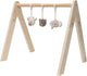 Jollein – Baby-Fitnessspielzeug – Babyspielzeug-Kleiderbügel – Holz-Polyester – Tiere