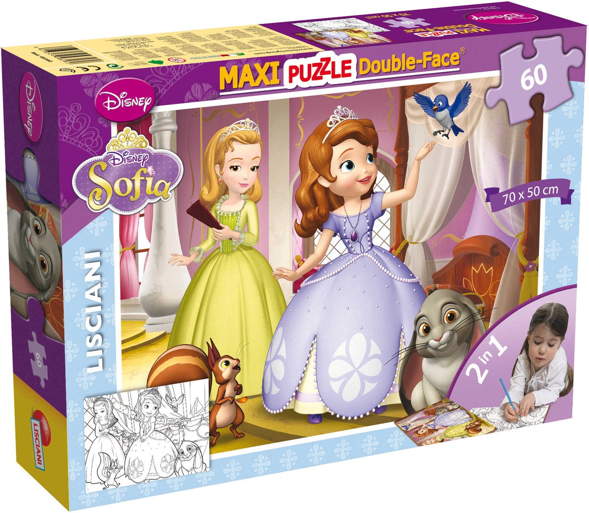 Lisciani Disney Puzzle DF Maxi Floor 60 Sofia