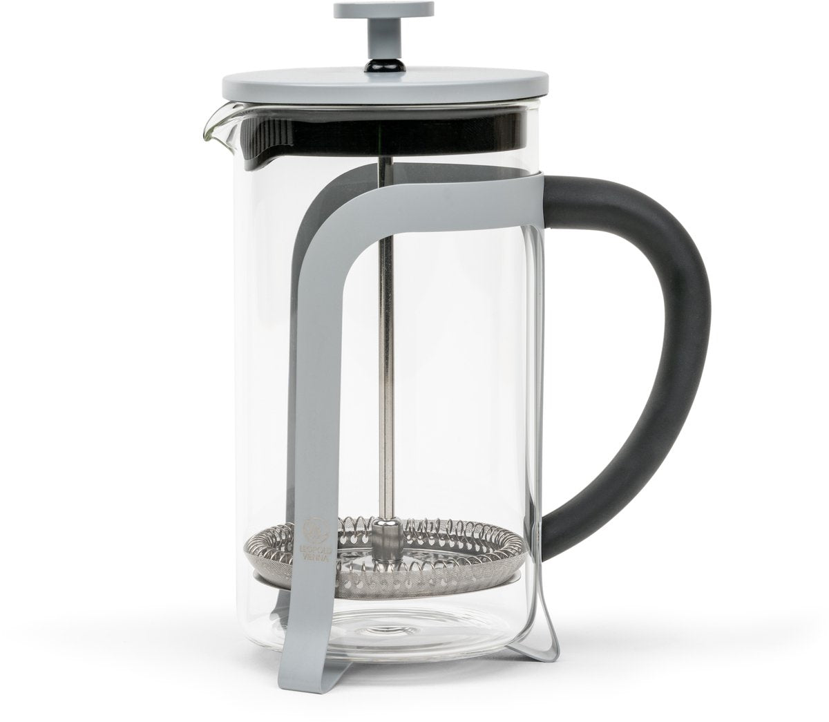 Leopold Wien - Kaffeebereiter Kaffee-Teebereiter grau 600ml (5 Tassen)