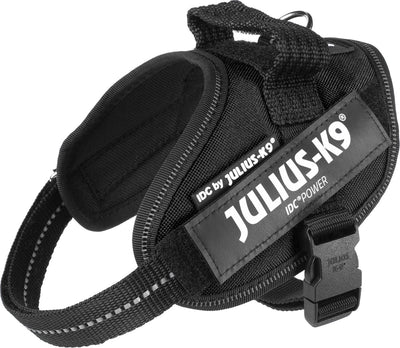 Julius K9 IDC Power-Harnas Tuig für Etiketten schwarz