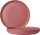 Mepal flacher Teller Silueta - 4 Stück - Speiseteller - Vivid Mauve
