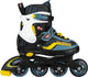 Nijdam Inlineskates verstellbar – 33–37 – Game Patrol – Blau Schwarz