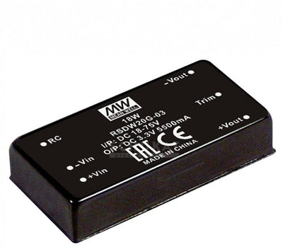 MW Mean Well RSDW20G-05 DC DC-Wandler 4 A 20 W Anzahl Ausgänge: 1 x Inhalt 1 Stück