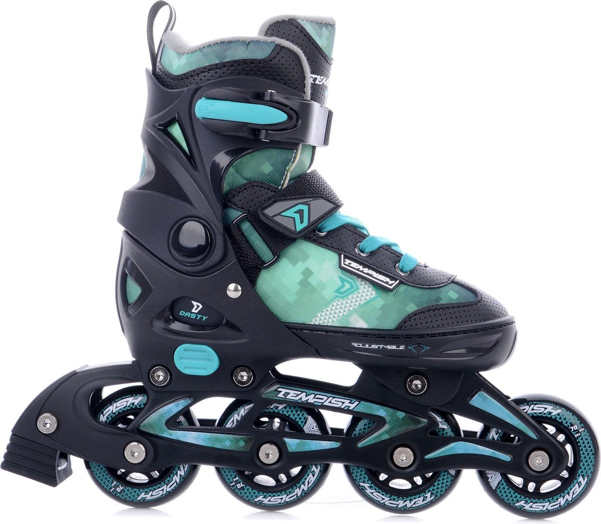 Inline-Skates Dasty 82A Softboot grün Größe 40-43