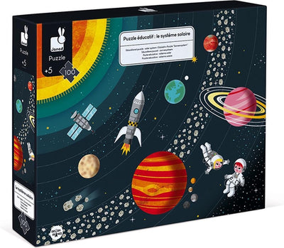 Janod - Lernpuzzle - Das Sonnensystem - 100 Teile