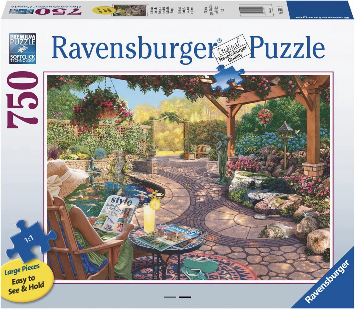 Ravensburger Cozy Backyard – Puzzle aus 750 XL-Teilen – Exklusivität