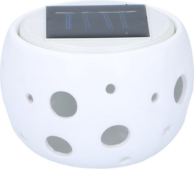 Grundig Gartenlampe - wechselt die Farbe - LED - Keramik - Solar - 10x7cm