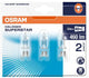 Osram Eco Halogen Halopin G9 33 W = 40 W – 230 V – 460 Lumen – 2800 K Warmweiß – dimmbar – 3 Stück