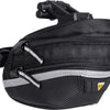 Topeak -Satteltasche WP II M, Schwarz, Wasserrepellent, Polyester, Adapter, 1,25L, QuickClick, Reflecting, 152G