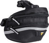 Topeak -Satteltasche WP II M, Schwarz, Wasserrepellent, Polyester, Adapter, 1,25L, QuickClick, Reflecting, 152G - afbeelding 1