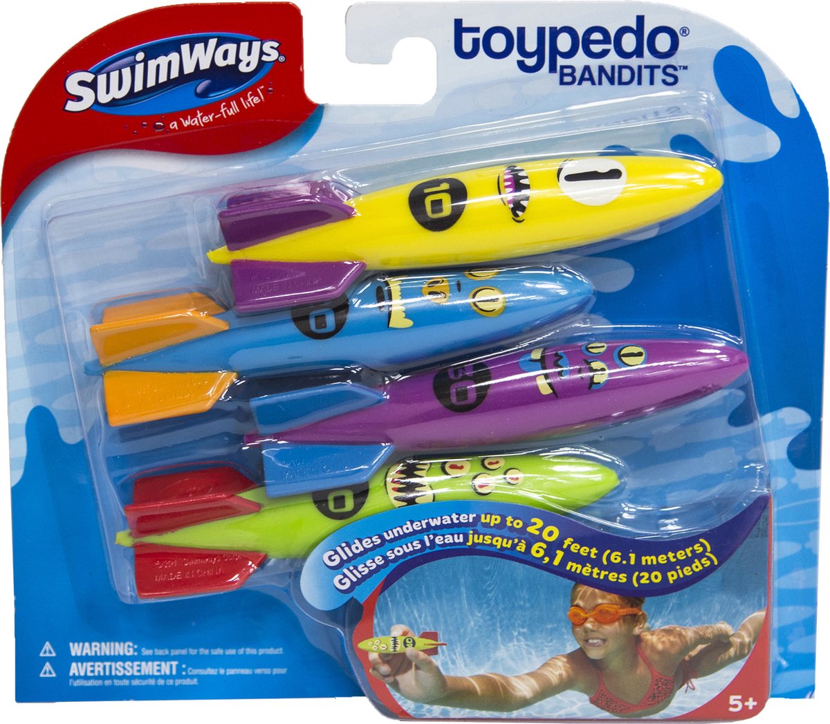 Schwimmwege – Toypedo-Banditen – Wasserspielzeug