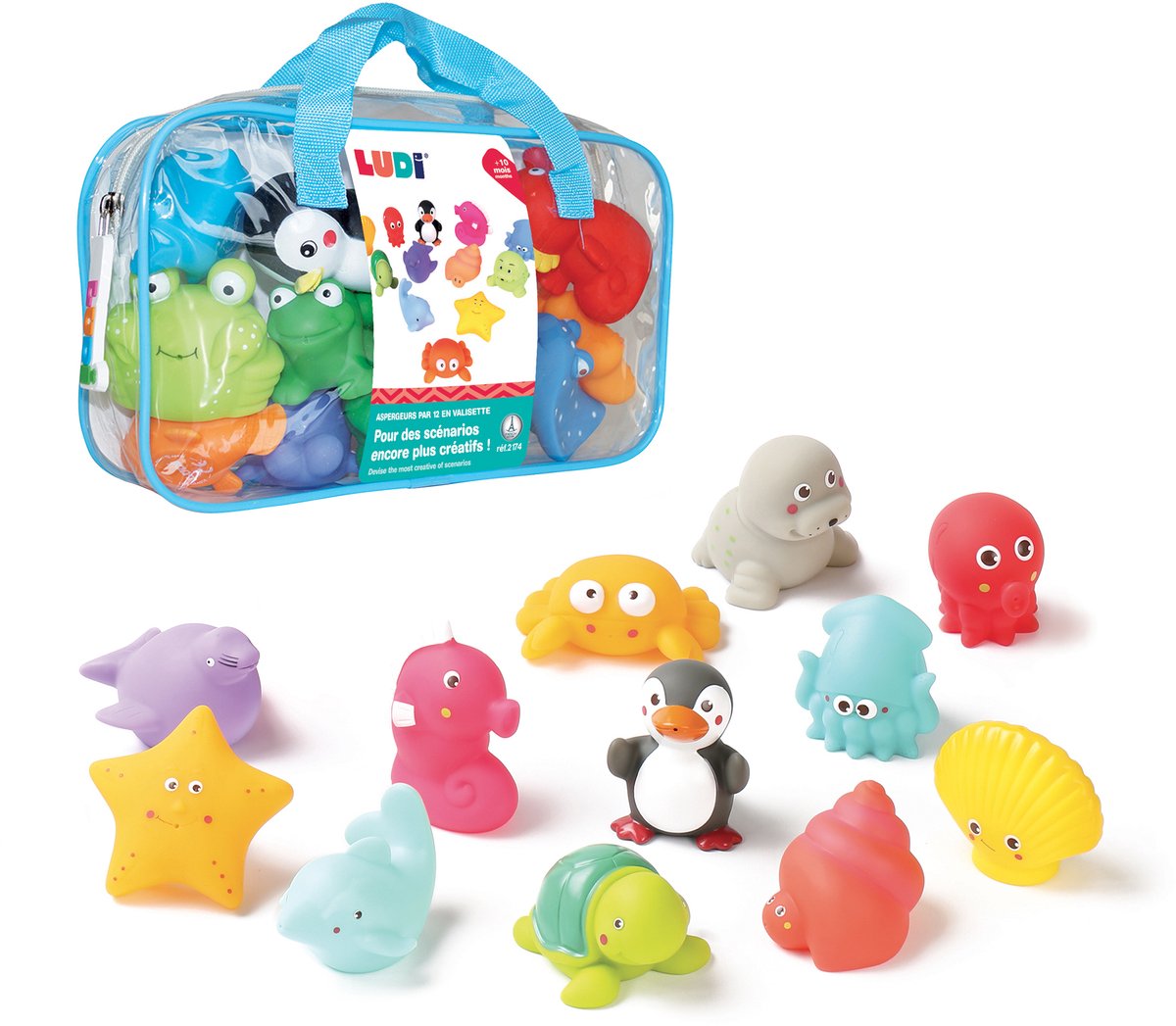 Ludi – 12 Wasserspeier – Wasserspeier – Meerestiere