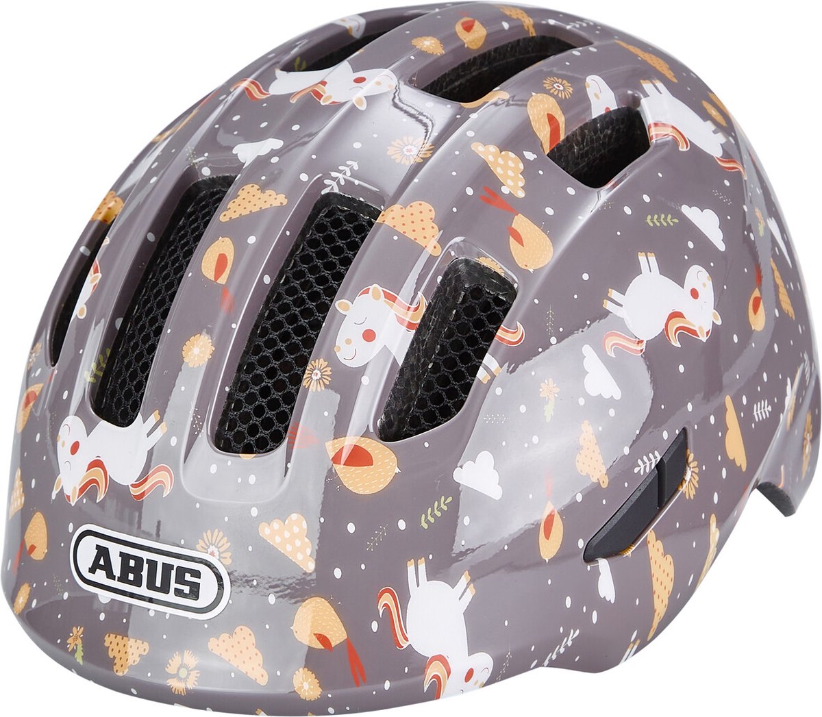 Abus Helm Smiley 3.0 grauer Hgoudse S 45-50 cm