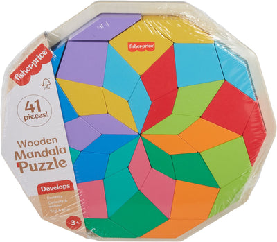 Geometrisches Holzmandala von Fisher-Price – Puzzle
