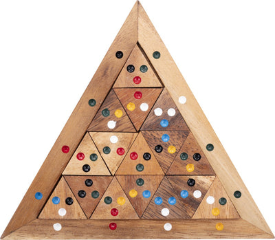 Longfield Trimatch – Denkspiel aus Holz – Logik-Puzzlespiel – Farbkombinationsspiel – Lernstrategiespiel – Engelsherz