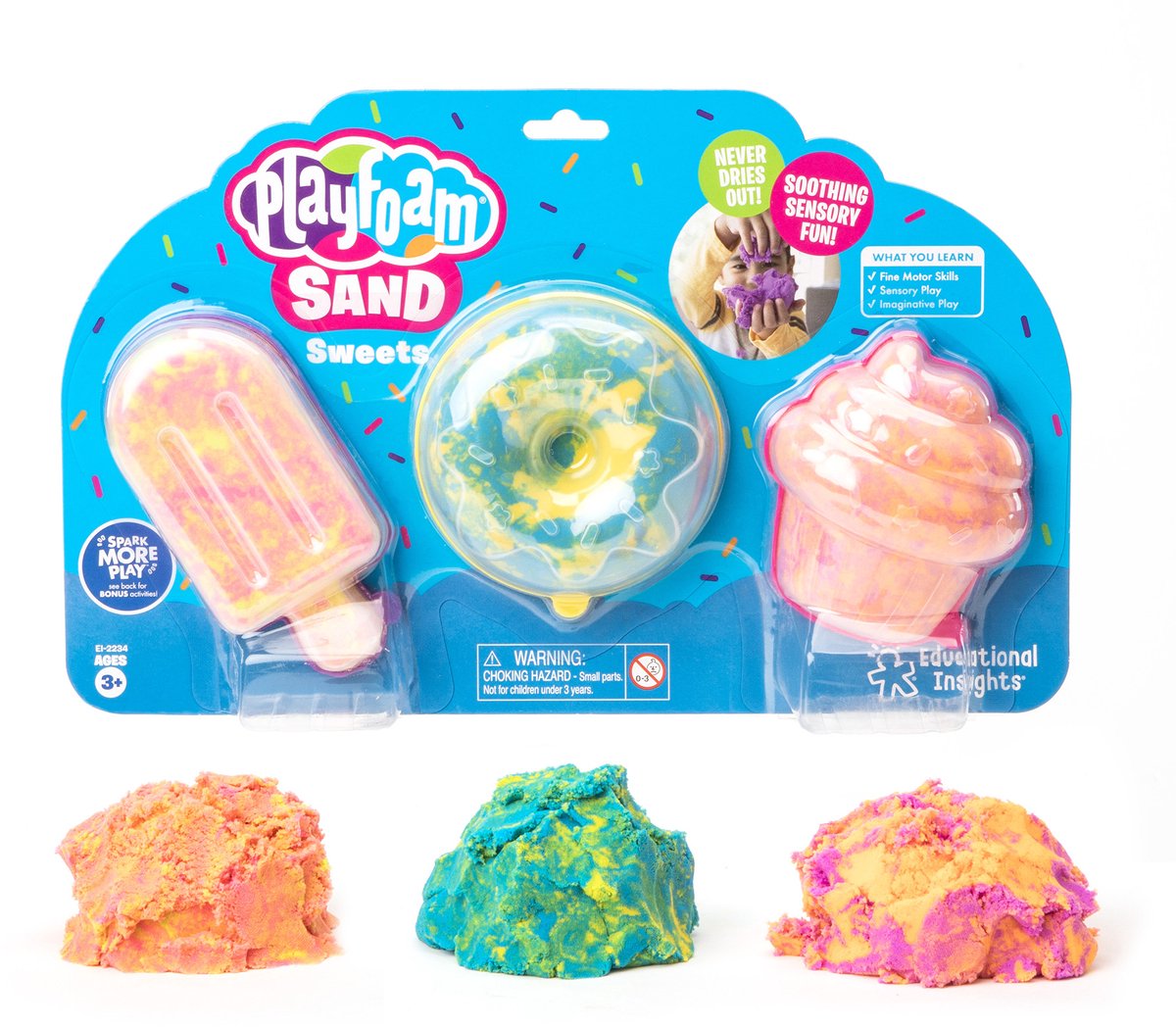 Lernressourcen Playfoam® Sand - Süßigkeiten-Set - 3+