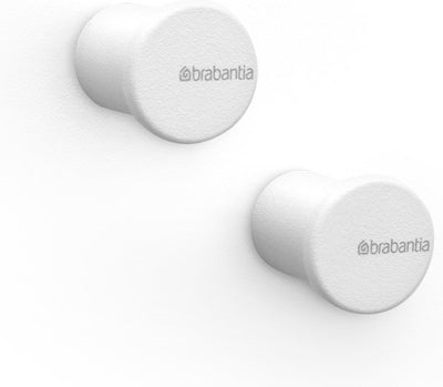 Brabantia Mindset Handtuchhaken – 2 Stück – Mineral Fresh White