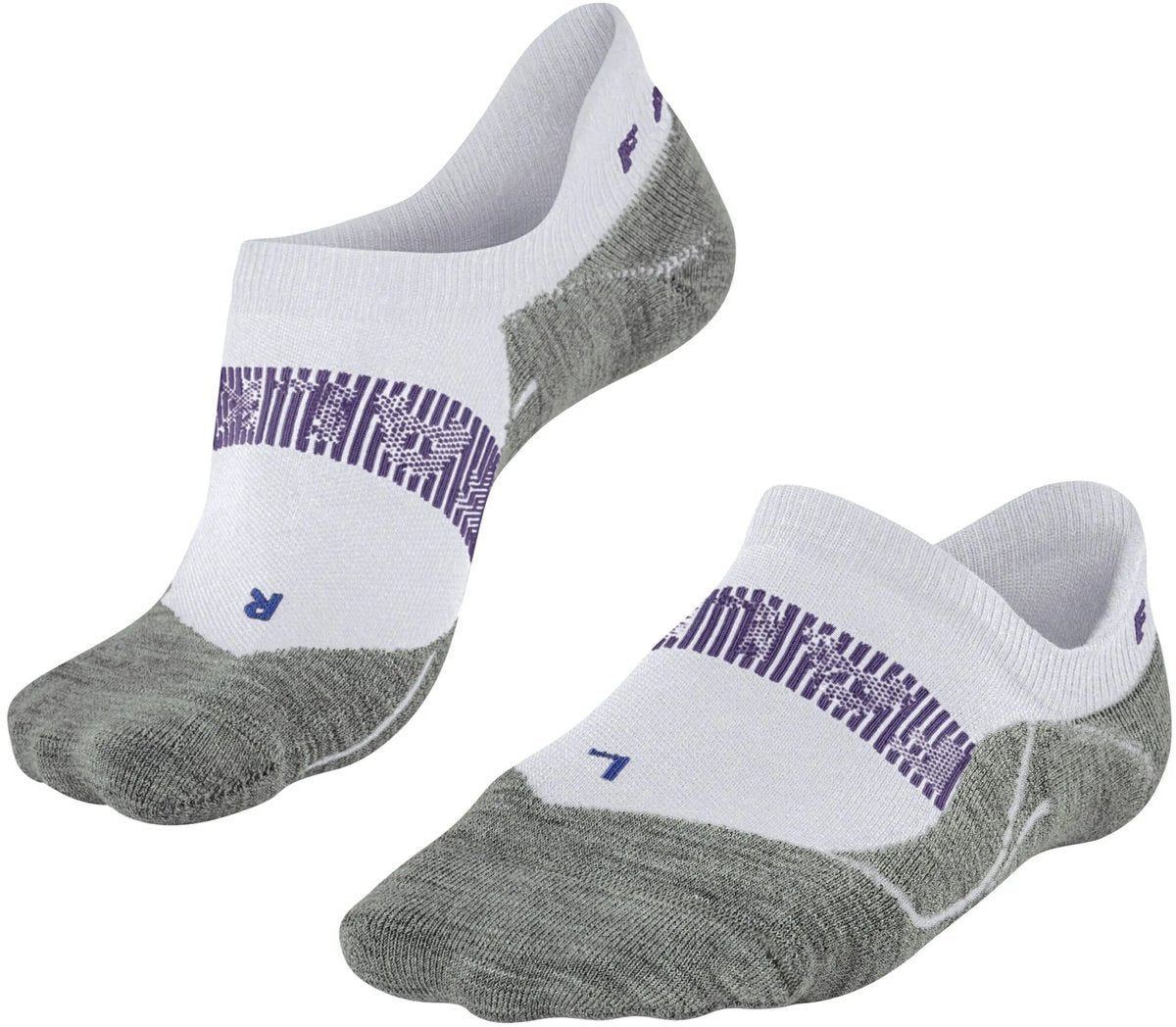 Falke ru4 Cool Invisible Anti-Blister Funktionsmaterial Laufsocken Damen Weiß – Größe 39-40