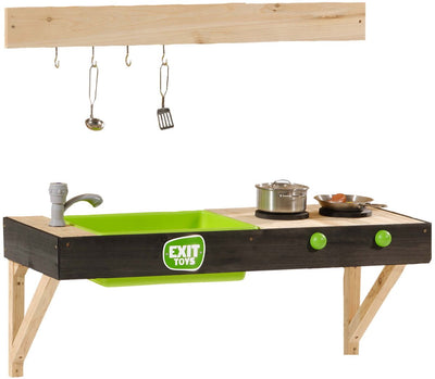Exit Toys Exit Yummy 50 Holz-Außenküche – Matschküche – Outdoor-Spielküche – Kinder – FSC-Holz