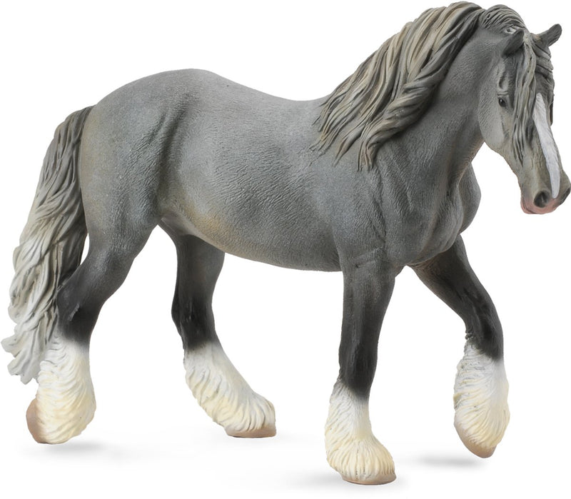 Collecta Figur - Shire Horse Stute Grau - (XL) - Pferde - handbemalt - Miniatur
