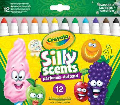 Crayola – alberne Düfte – Filzstifte – Duftstifte mit breiter Spitze – 12 Stück