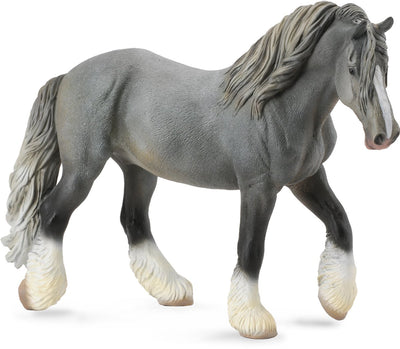 Collecta Figur - Shire Horse Stute Grau - (XL) - Pferde - handbemalt - Miniatur