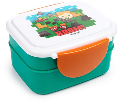 Minecraft SSS Boom Clip Bento Box Lunchbox Besteck