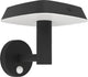 Eglo Dreoli Solar-Außenwandleuchte – Solarenergie – LED – 21 cm – Schwarz und Weiß