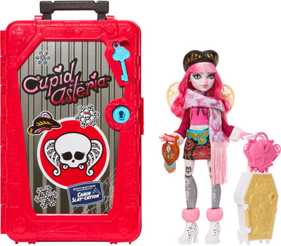 Monster High Skulltimate Secrets Cabin Vacation Spielset – Amor-Asteria-Puppe und Zubehör