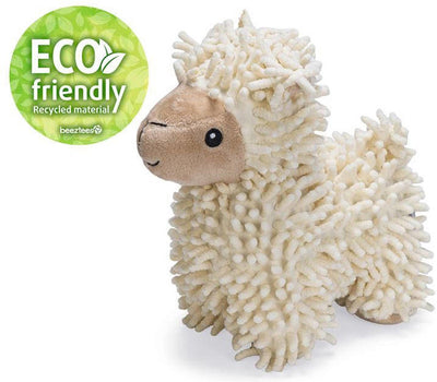 Beeztees Öko-Hundespielzeug Schaf Jovi (20 cm) beige flauschig