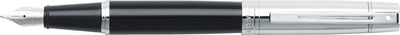 Sheaffer Füllfederhalter – 300 E9314 – M – schwarzer Schaft, verchromte Kappe, verchromt – SF-E0931453