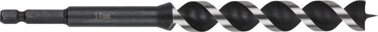 Wolfcraft Holzbalkenbohrer | Geschwindigkeitswickler | Sechskantschaft | ø14mm | 1 Stück - 7135000