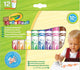 Crayola - Mini Kids - Filzstifte - 12 Filzstifte für Kinder