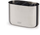 Joseph Joseph Luxus-Zahnbürsten-Organizer groß, 17,5 x 9,4 x 11,7 cm, mit 3 Trennfächern, Edelstahl, Silber – | easystore