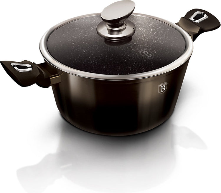 Berlinger Haus Bratpfanne schwarz glänzend 6,1 Liter 28 cm Aluminium