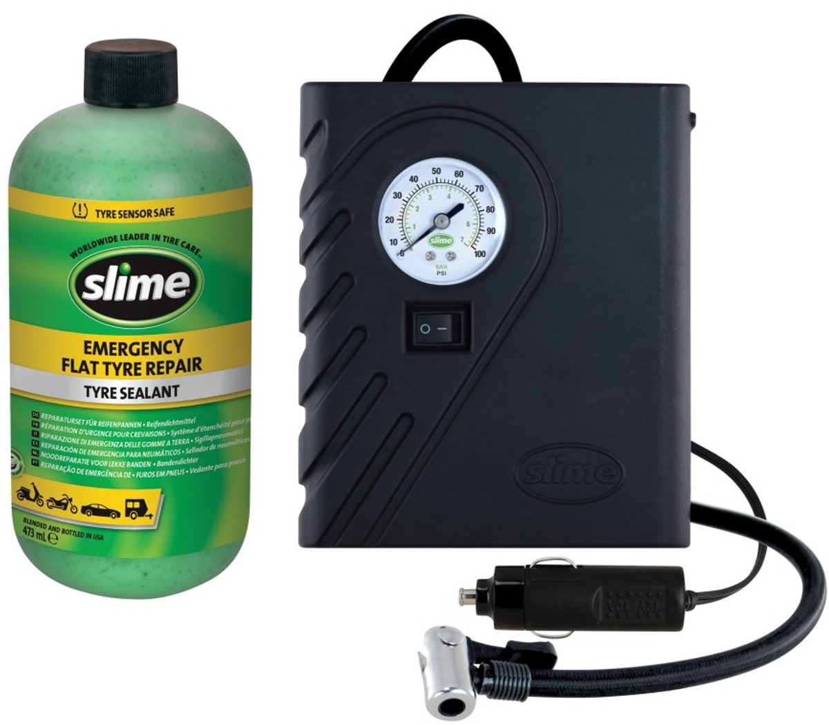 Slime Smart Repair Notfall-Reparaturset für platte Reifen