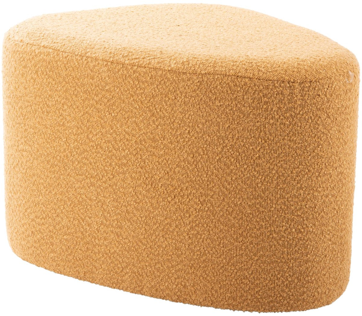 Leitmotiv Pouf Ada Organic groß – Gelb – 60x47x38cm – skandinavisch
